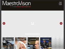 Tablet Screenshot of maestrovision.com